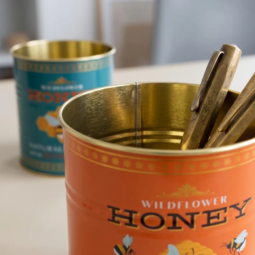 Rex London Metaldåser - Wildflower Honey Medium. Sæt med 2 stk