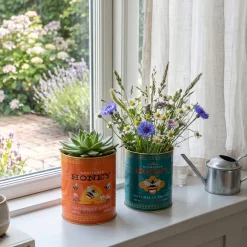 Rex London Metaldåser - Wildflower Honey Medium. Sæt med 2 stk