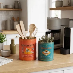 Rex London Metaldåser - Wildflower Honey Medium. Sæt med 2 stk