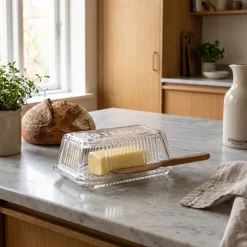 Rex London Smørboks i glas