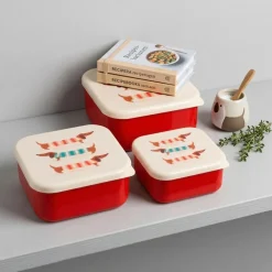 Rex London Snack Boxes. Sæt med 3 stk. DachsHund