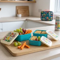 Rex London Snack Boxes. Sæt med 3 stk. WildFlowers