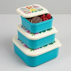 Rex London Snack Boxes. Sæt med 3 stk. WildFlowers