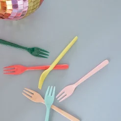 RICE Kagegafler i melamin - Dance Out Colors