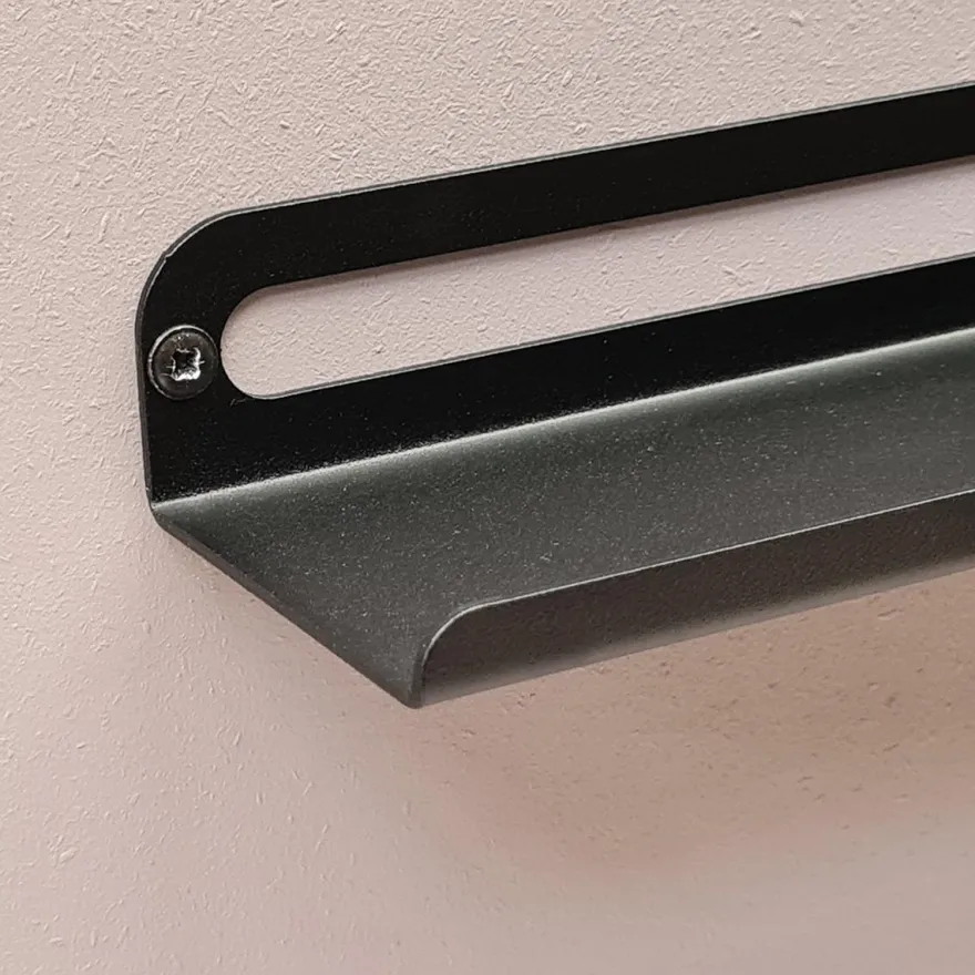 SECTOR Gallerihylde i metal - 40 cm. Sort