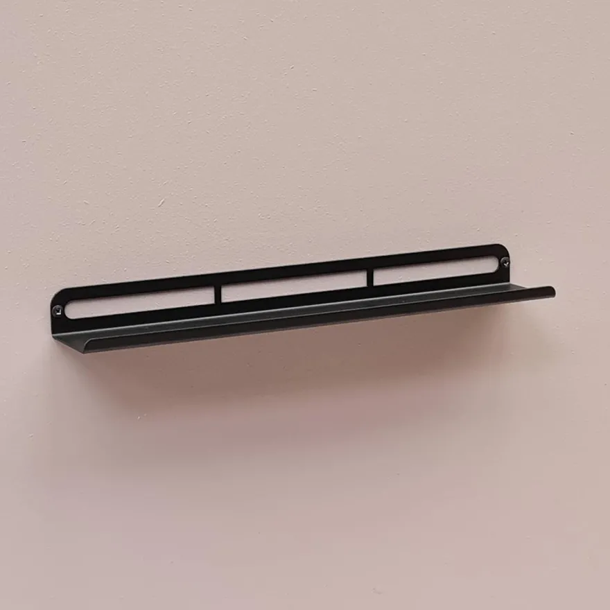 SECTOR Gallerihylde i metal - 40 cm. Sort