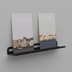 SECTOR Gallerihylde i metal - 40 cm. Sort