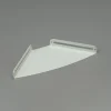 SECTOR Hjørnehylde i metal - Hvid - Small 17 cm