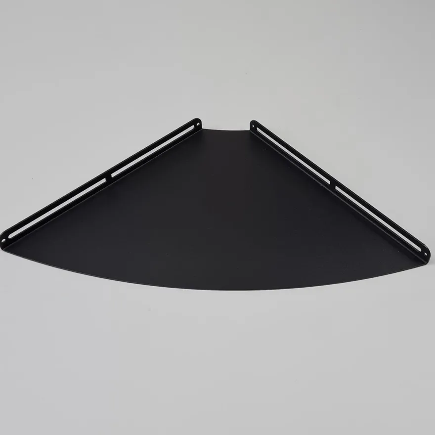 SECTOR Hjørnehylde i metal - Sort - Large 30 cm