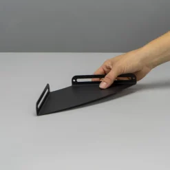 SECTOR Hjørnehylde i metal - Sort - Small 17 cm