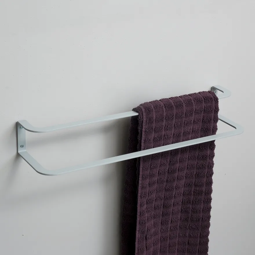 Sector Håndklædeholder til væggen - Grå 60 cm
