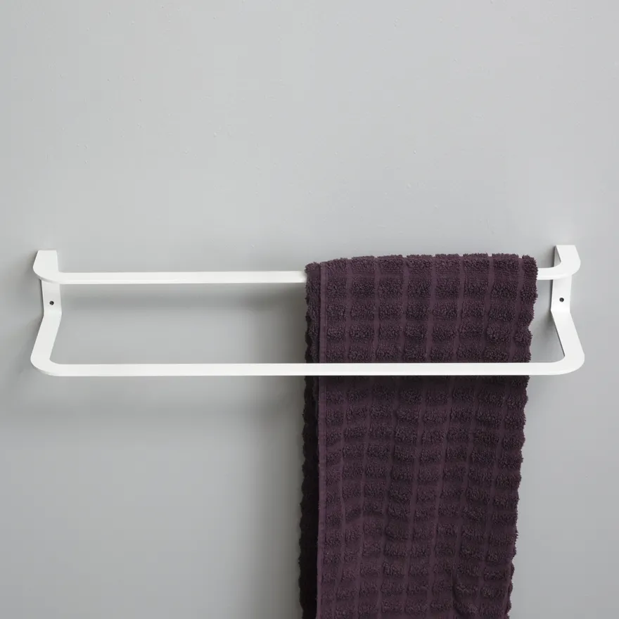 Sector Håndklædeholder til væggen - Hvid 60 cm