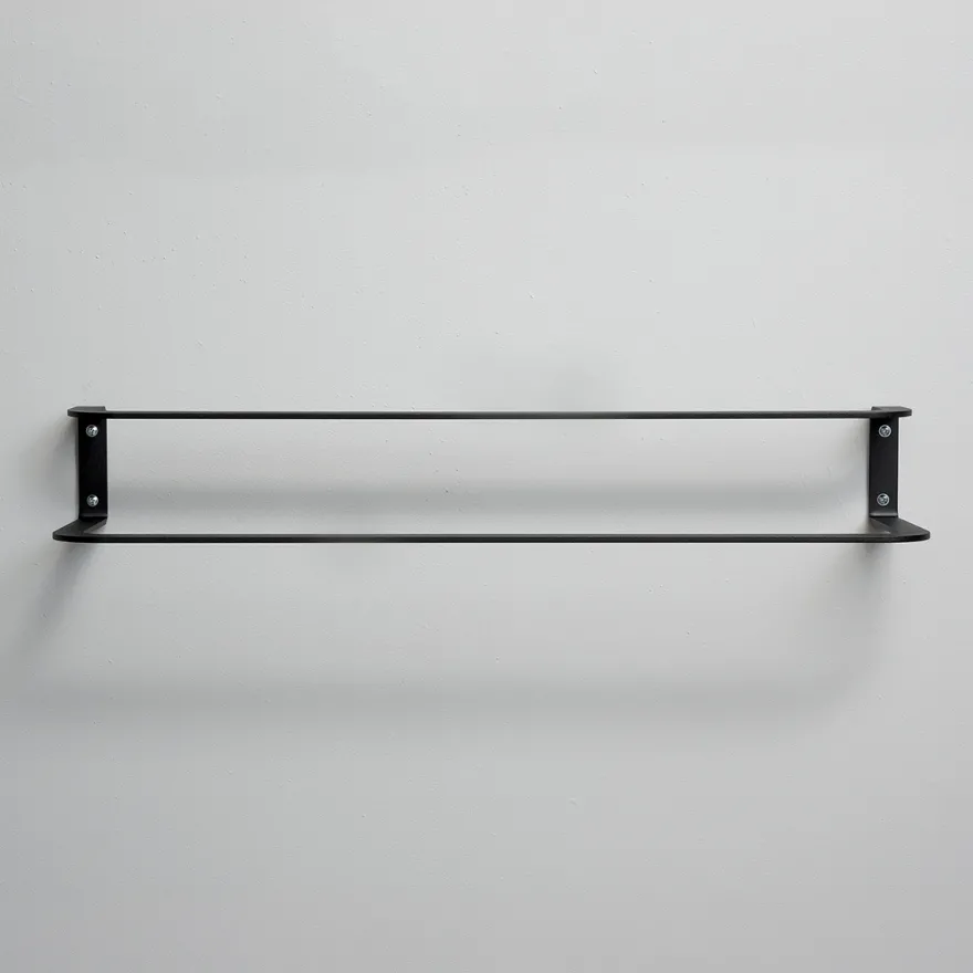 Sector Håndklædeholder til væggen - Sort 60 cm