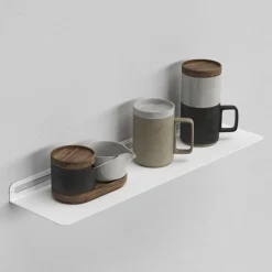 SECTOR hylde i metal - 60x15 cm. Hvid