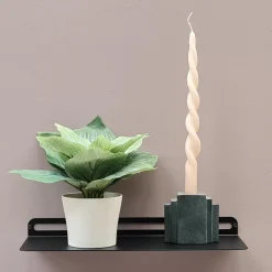 SECTOR hylde i metal - 40x15 cm. Sort