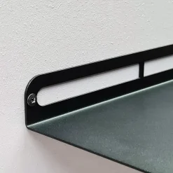 SECTOR hylde i metal - 40x15 cm. Sort