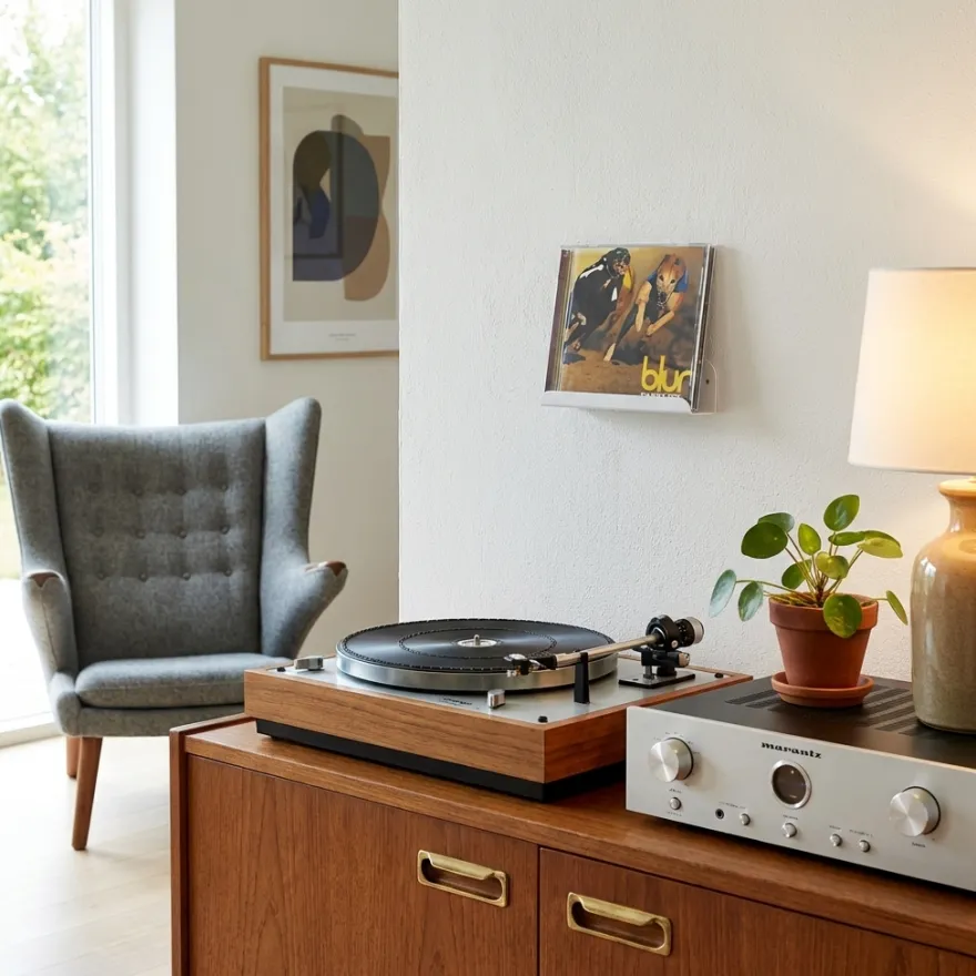 SECTOR mini gallerihylde til CD'er - HVID