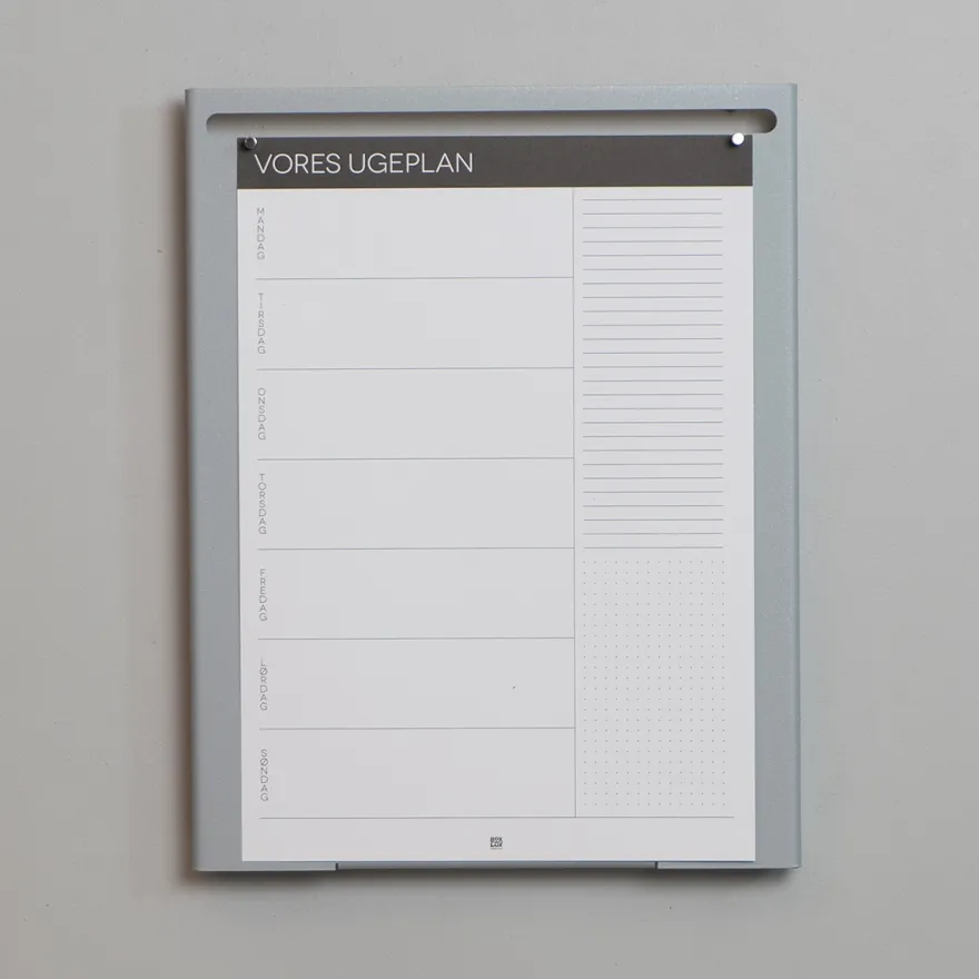 SECTOR Noteboard - A4 Magnettavle - Grå