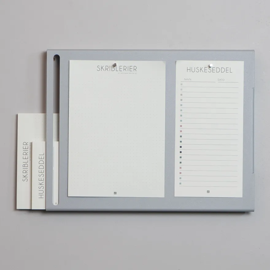 SECTOR Noteboard - A4 Magnettavle - Grå