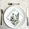 Servietter af FSC papir. Pakke m. 20 stk. - Flower Garden