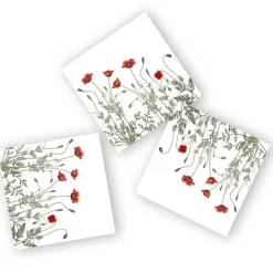 Servietter af FSC papir. Pakke m. 20 stk. - Poppy
