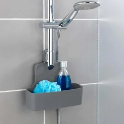 Shower Caddy i Plast - Barcelona - Grå