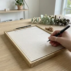 Siena Bakke i egetræ til BOXdeLUX A4 blokke
