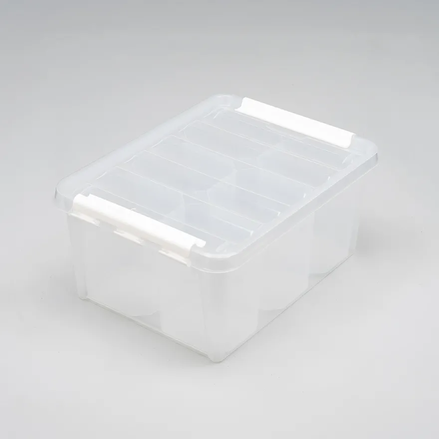SmartStore Classic - Str. 15 med indsatser - Plastikkasse med låg
