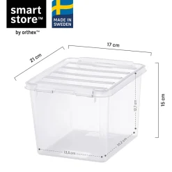 SmartStore Classic - Str. 3 - Plastikkasse med låg