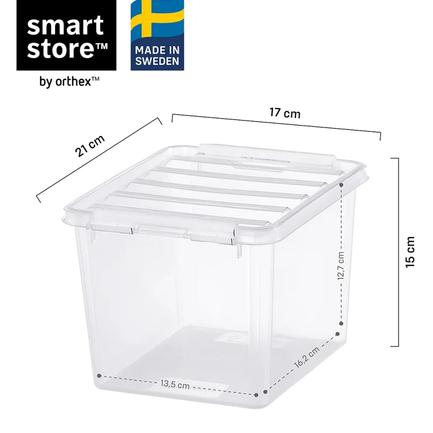 SmartStore Classic - Str. 3 - Plastikkasse med låg