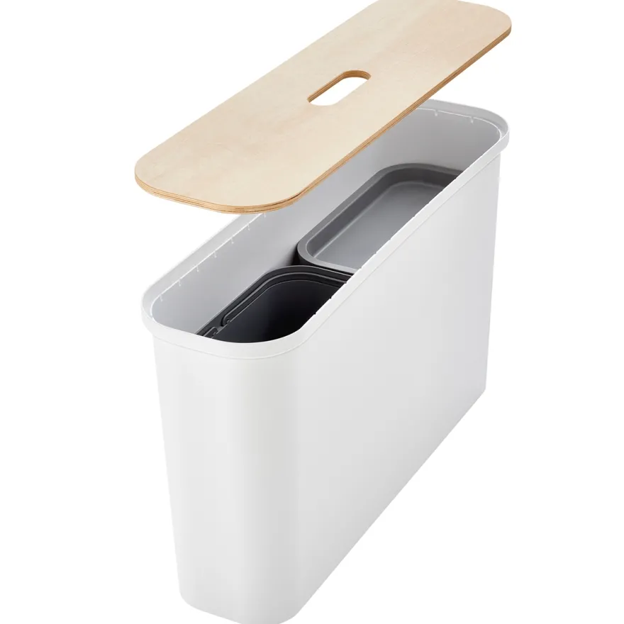 Smartstore Collect Box til affaldssortering - 46L SLIM - Hvid