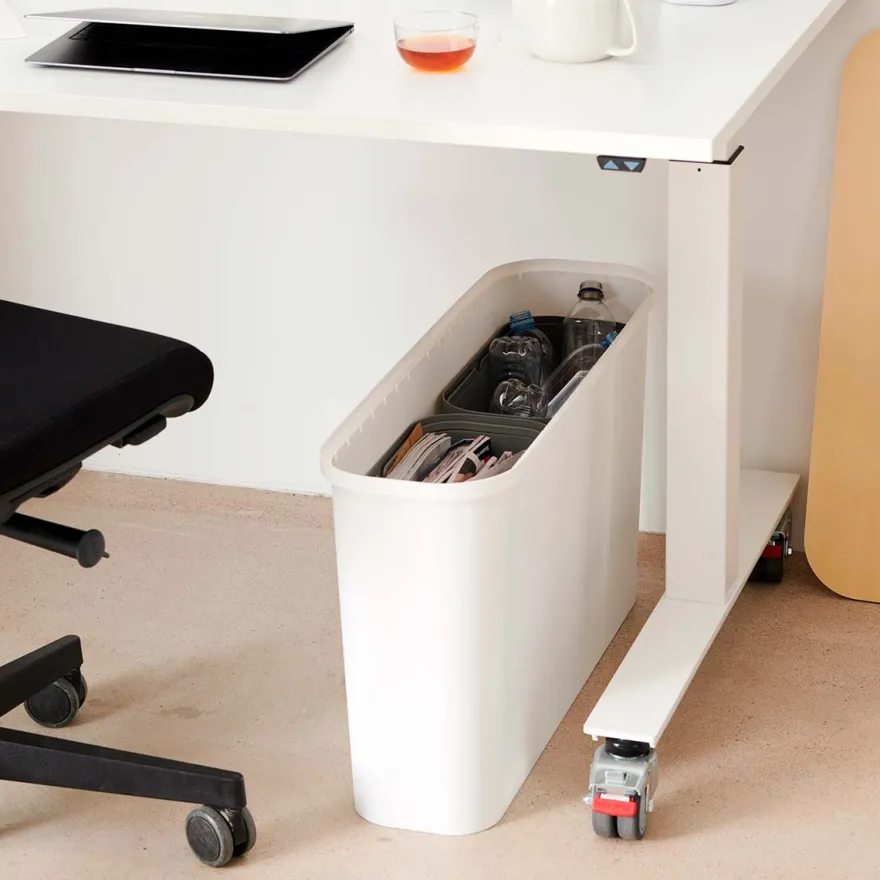 Smartstore Collect Box til affaldssortering - 46L SLIM - Hvid