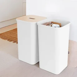Smartstore Collect 53 liters plastbeholder med låg - Hvid