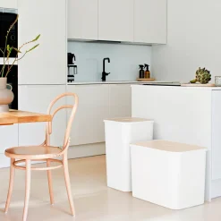 Smartstore Collect 53 liters plastbeholder med låg - Hvid