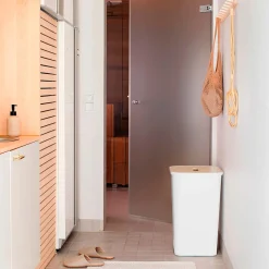 Smartstore Collect 53 liters plastbeholder med låg - Hvid