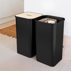 Smartstore Collect 53 liters plastbeholder med låg - Sort