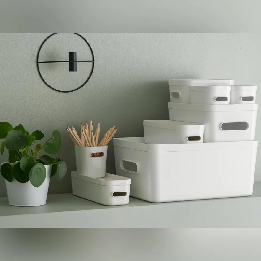 SmartStore opbevaringskasse OLIVIA, MINI - HVID