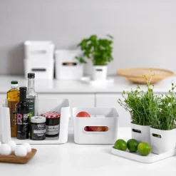 SmartStore Plastkasse OLIVIA SQUARE M - HVID