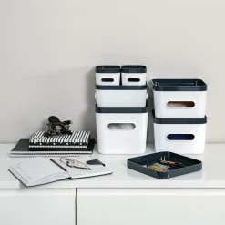 SmartStore Plastkasse OLIVIA SQUARE M - HVID