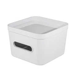 SmartStore Plastkasse OLIVIA SQUARE M - HVID