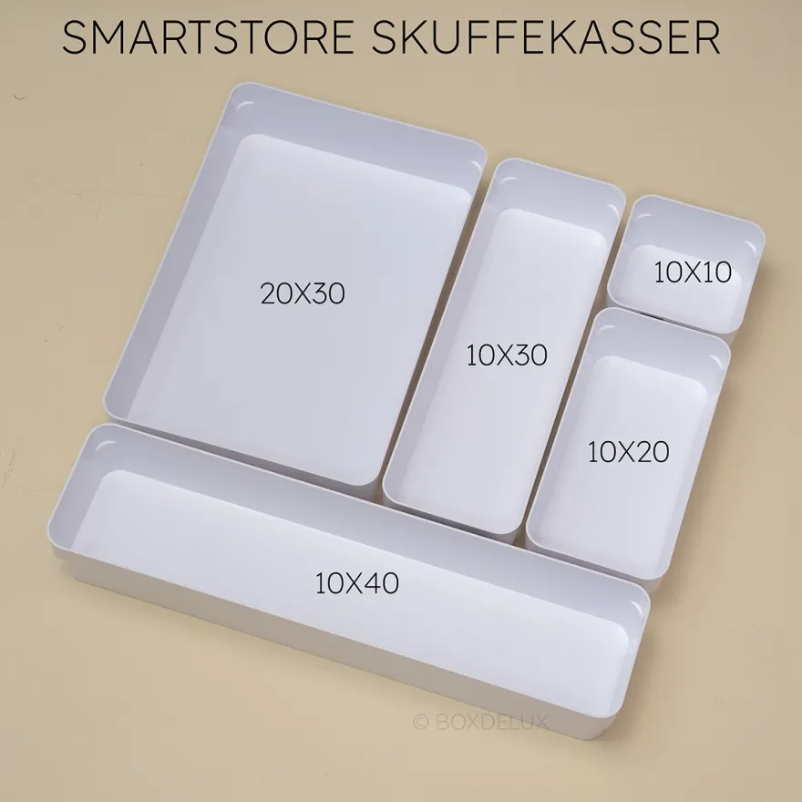 SmartStore Skuffekasse 20x10 cm. CLEAR