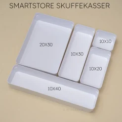 SmartStore Skuffekasse 40x10 cm. CLEAR