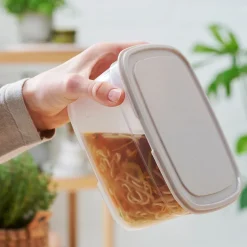 SmartStore SUSTAIN - Firkantet madbøtte - Earl Grey, 0,5 L