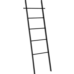 Sort stige til opbevaring i bambus