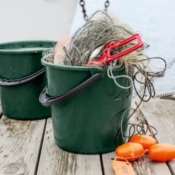 Spand fremstillet af fiskenet - 10 liter