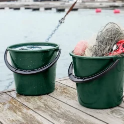 Spand fremstillet af fiskenet - 10 liter
