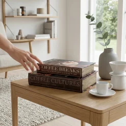 Speedtsberg Bogæsker. Sæt med 2 stk. Coffee