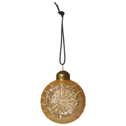 Speedtsberg Reflektor Julekugle - Globe, GOLDEN Ø6 cm.