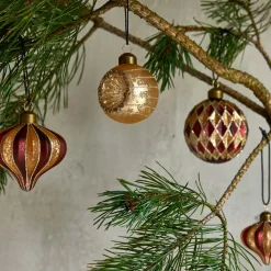 Speedtsberg Reflektor Julekugle - Globe, GOLDEN Ø6 cm.