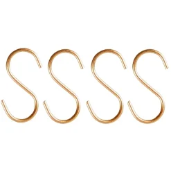 Speedtsberg S kroge 9 cm - MESSING - Pakke med 4 stk